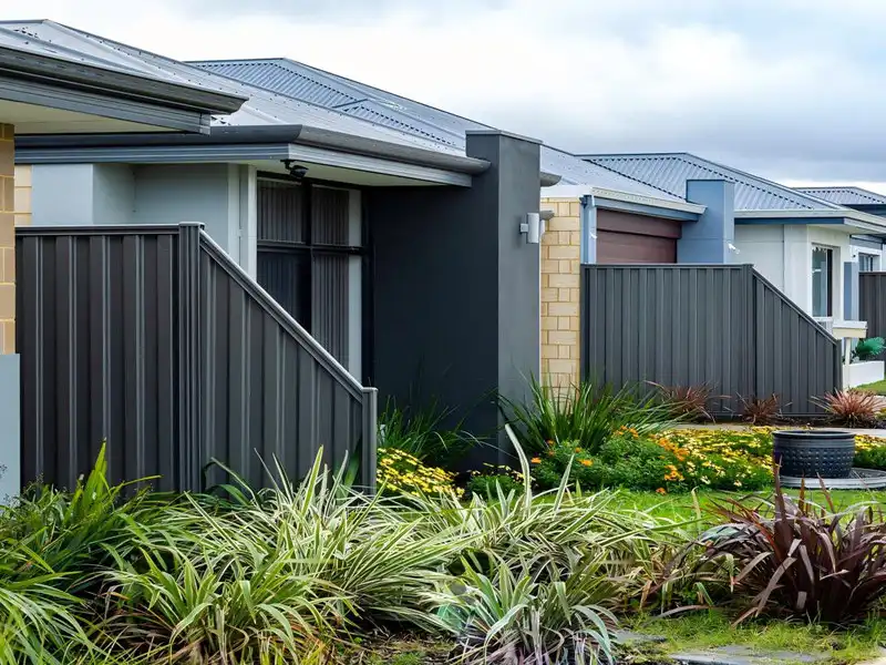 1.8m Colorbond-style fence for residential side boundary privacy
