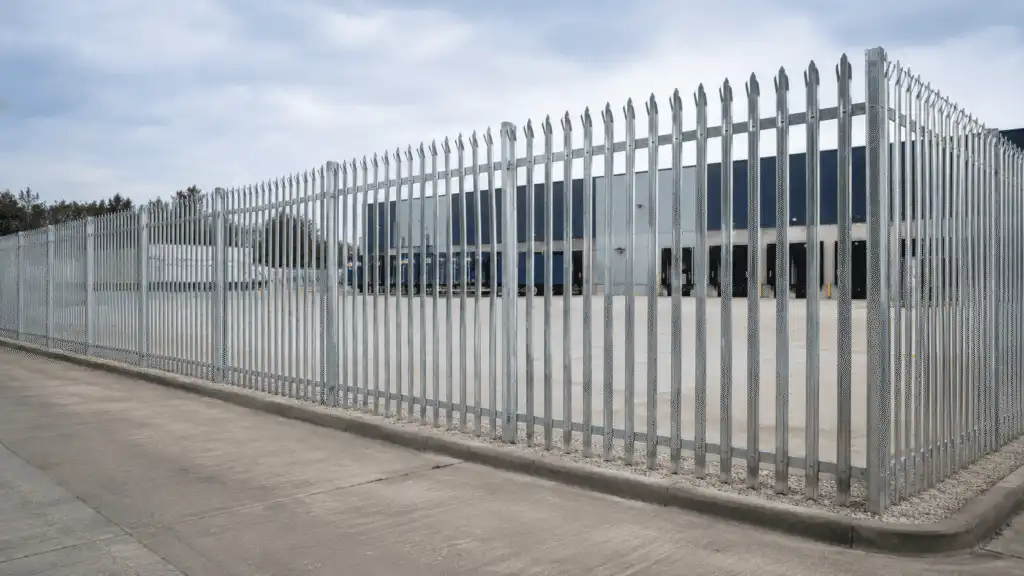 palisade security fencing for high security commercial sites