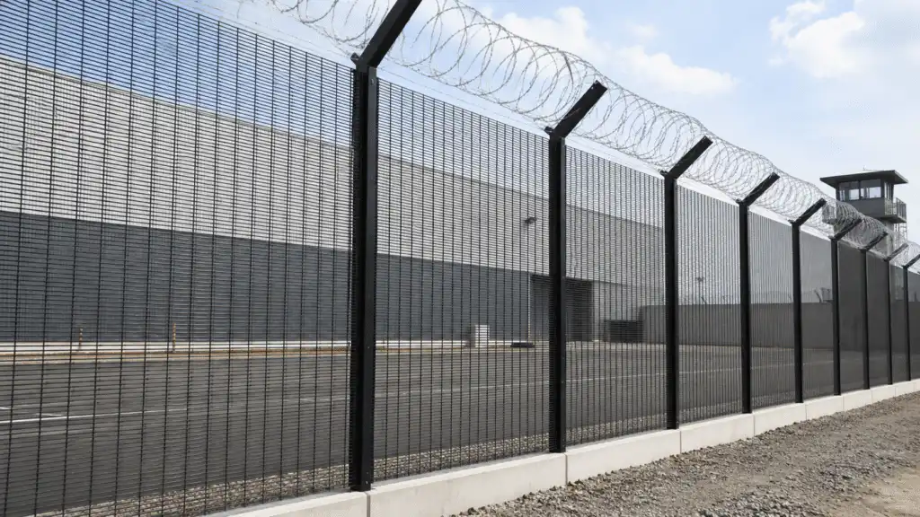 358 anti-climb fence for high security facility and perimeter protection