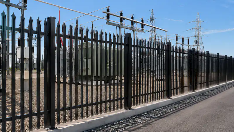 Palisade fence for high security industrial and restricted perimeter protection