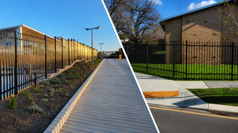 Garrison fence vs palisade fence comparison for different security project requirements