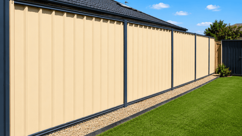 corrugated iron fence ideas with modern pre-painted steel panels