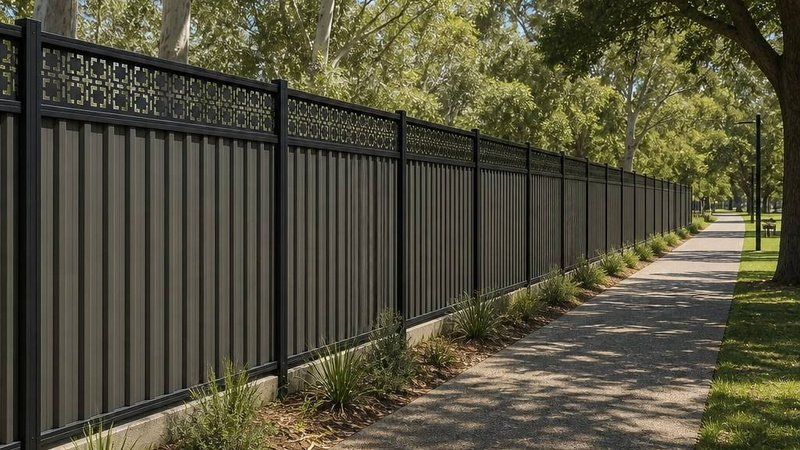 colorbond fence extensions for residential and commercial projects