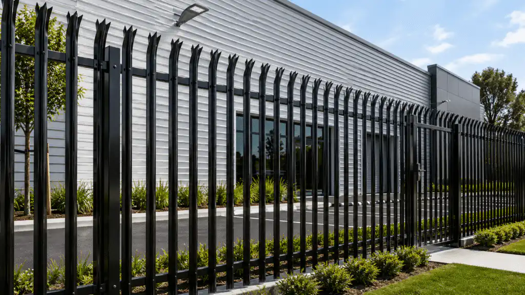 palisade fence for industrial security fence and high security perimeter protection