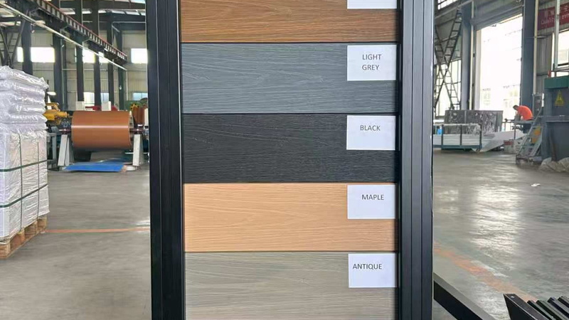 WPC factory fence samples and project quotation materials prepared for international buyers